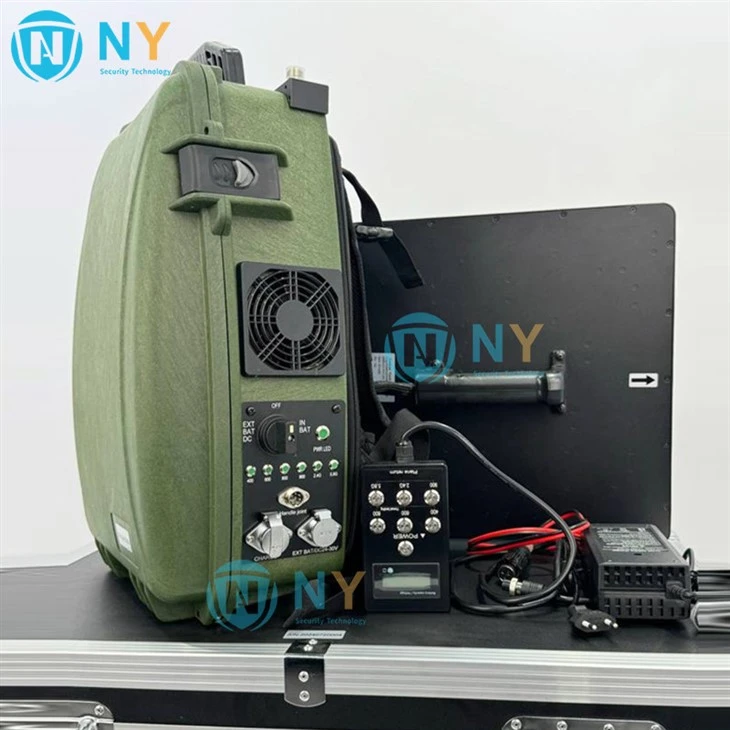 MN-8 Antenna Army Green Backpack Drone Jammer suppliers