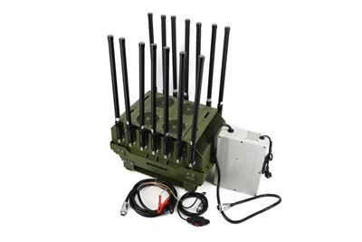Geran-14 Kendaraan Mount Anti Drone Jammer 700W 14-Channel FPV Shield